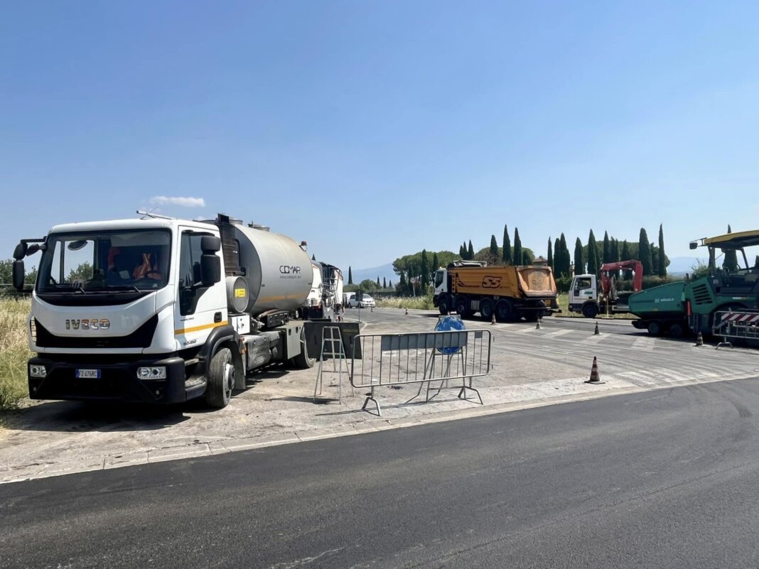 I lavori di depurazione alla rete fognaria di Carmignano