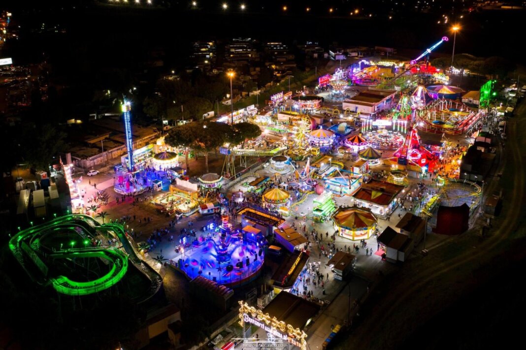 Il Luna Park di viale Marconi a Prato