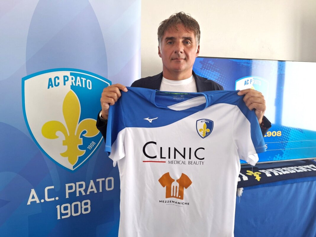 Il presidente del Prato, Stefano Commini, fiducioso per la stagione dei lanieri in serie D (foto ufficio stampa)