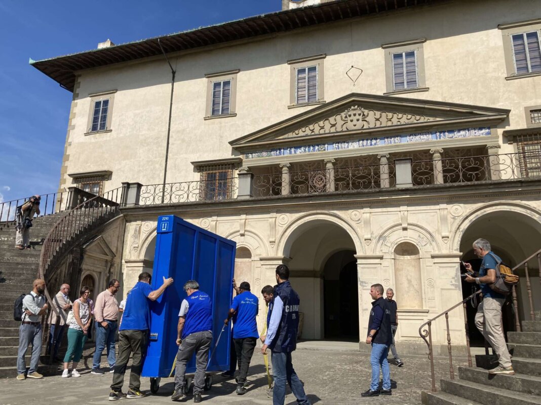 L'arrivo in villa della Visitazione