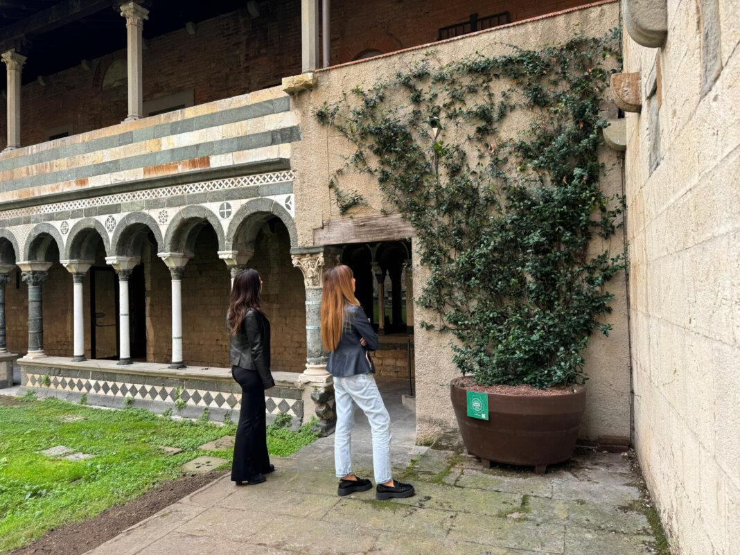 Una installazione sonora nel chiostro del Museo dell'Opera del Duomo di Prato