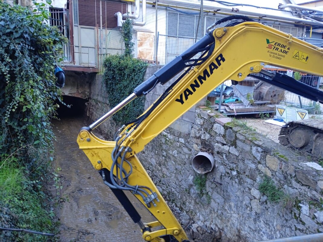 Partiti i lavori di messa in sicurezza del fosso Popigliano a Vaiano