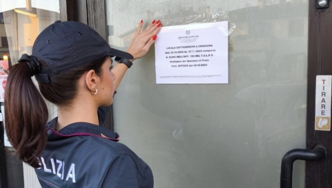 Aggressioni, risse e alcol a minorenni: il Questore chiude tre locali a Prato