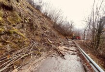 Senso unico alternato sulla SP11 a seguito di lavori di messa in sicurezza della strada