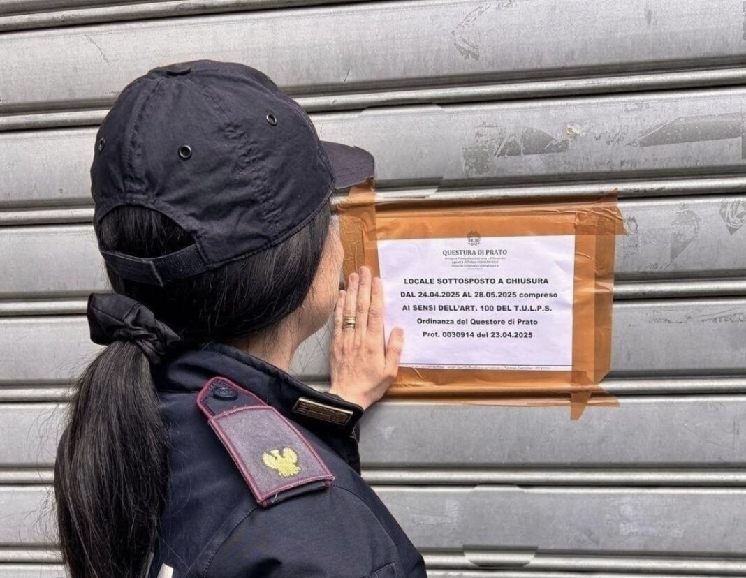 Alcol venduto a un minore di 16 anni, questore chiude un bar di Prato per 35 giorni