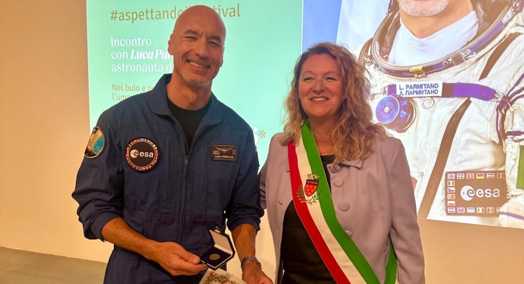 Gigliato d'Argento al cosmonauta Luca Parmitano