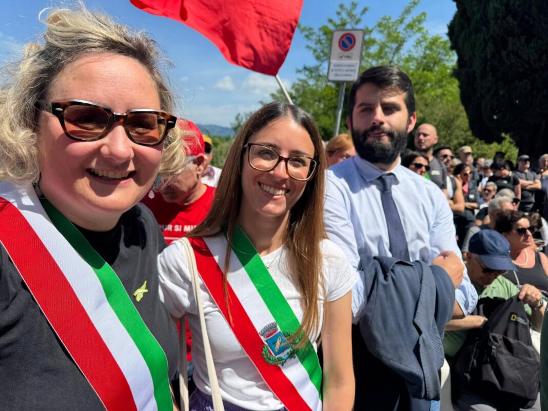 Maria Lucarini e la consigliera di Vaiano Giulia Bonini
