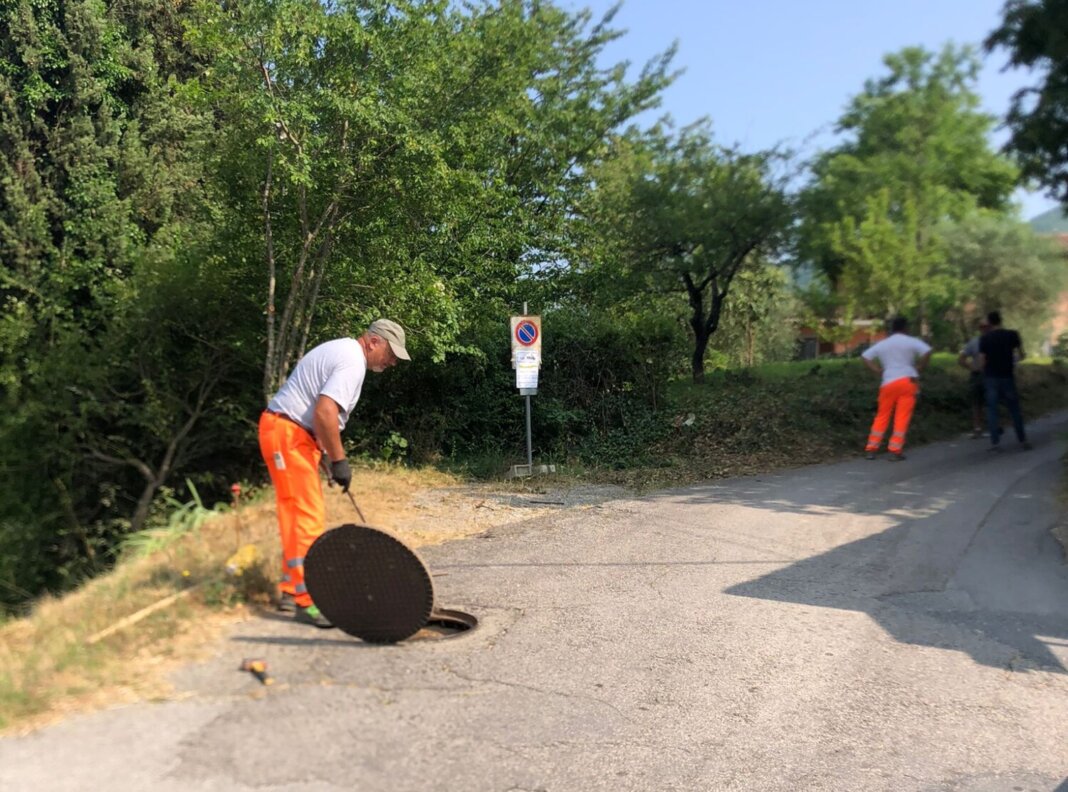 Strada Le Soda lavori Comune di Vernio