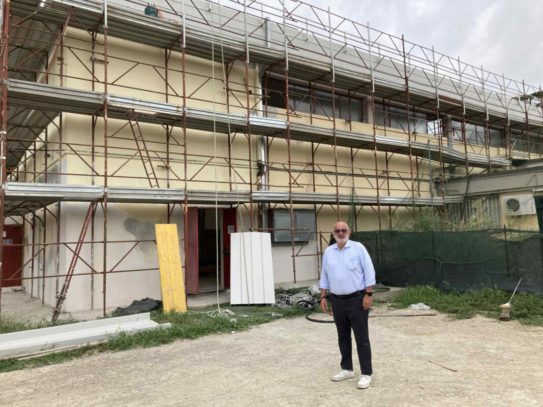 Avanti spediti i lavori per la nuova palestra di via Giotto