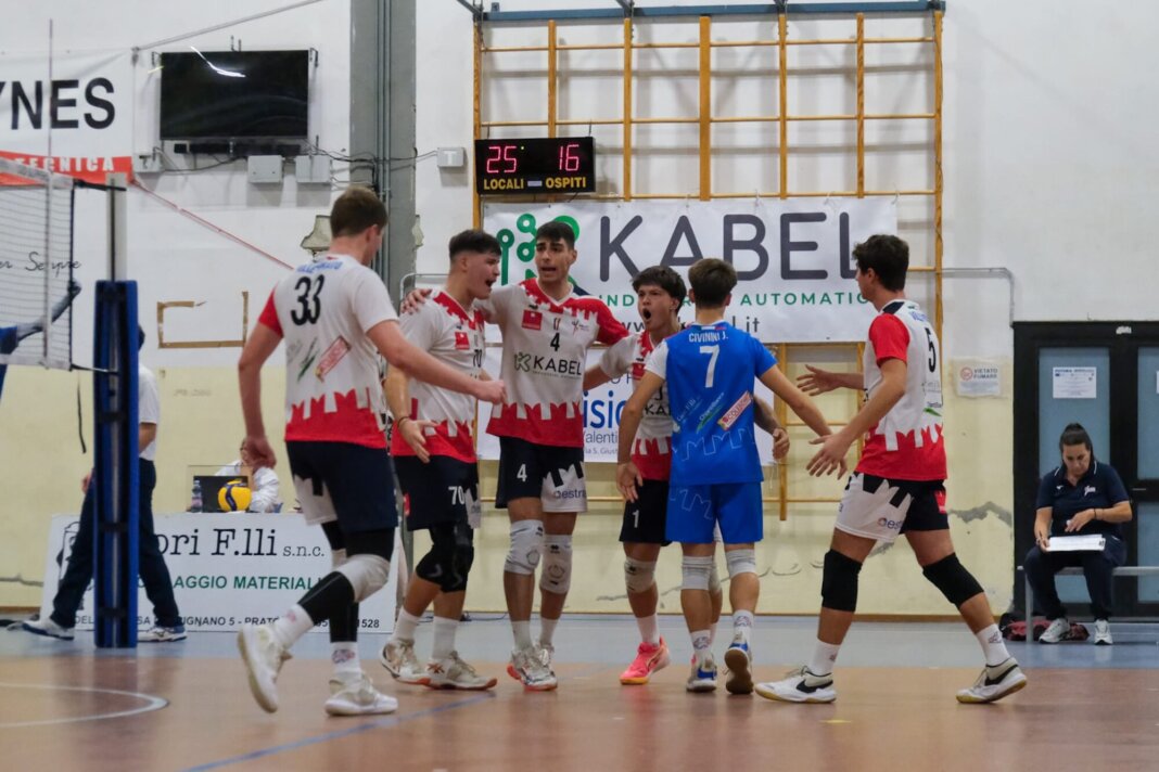 Kabel Volley Prato, vittoria netta sul parquet di Migliarino