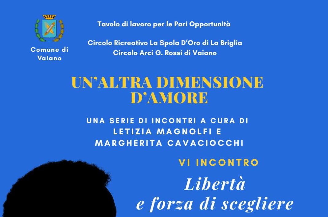 Vaiano, chiude la rassegna 'Un’altra dimensione d’amore' con un viaggio nel cinema che parla di libertà