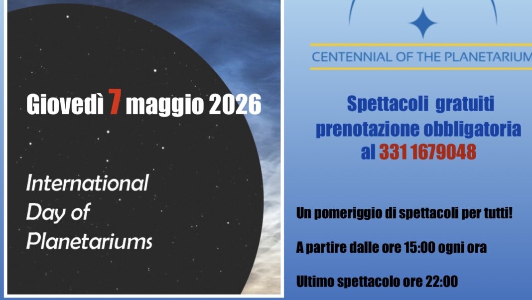 Giornata internazionale dei Planetari il 7 maggio