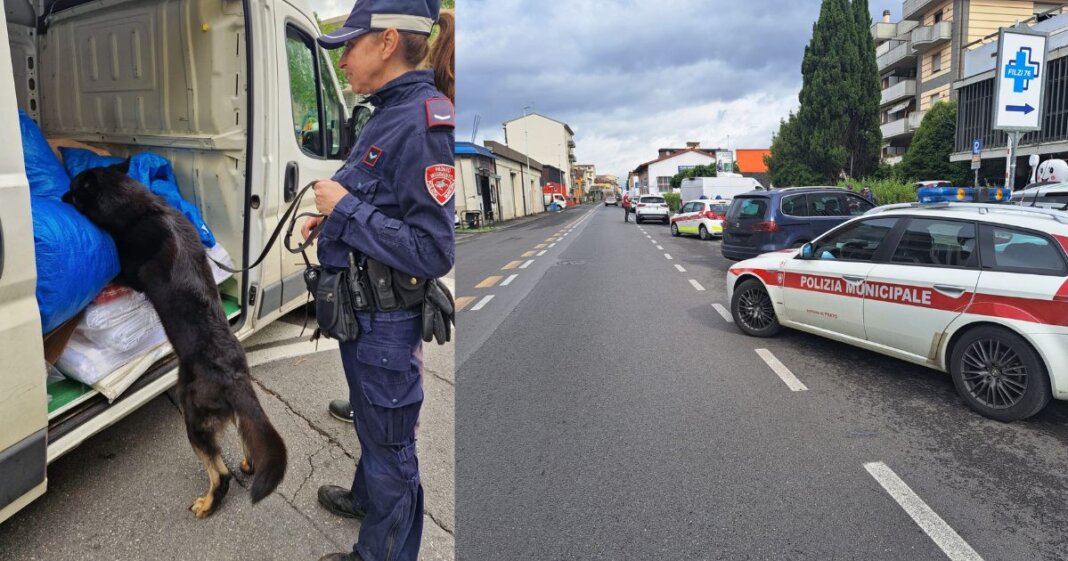 Controlli stradali a Prato